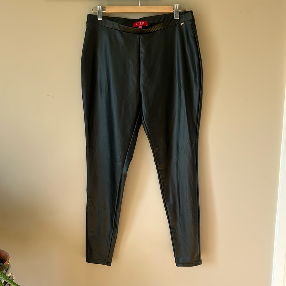 Ladies Guess faux leather pants